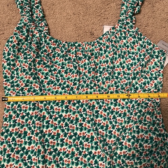 NWT LUSH Green Floral Dress Size L - Picture 12 of 13